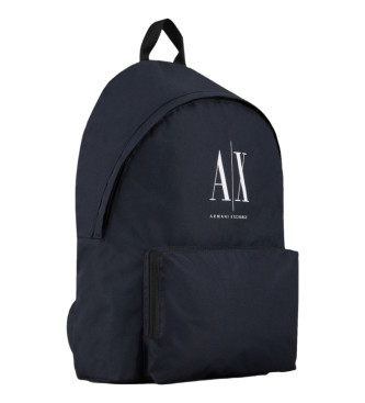 Armani Exchange Mochila casual azul-marinho