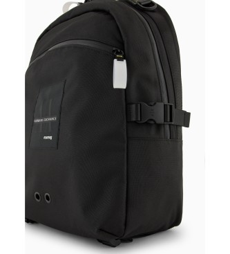 Armani Exchange Casualowy plecak w kolorze czarnym
