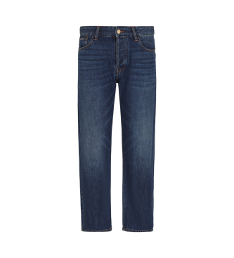 Armani Exchange Blaue Jeans mit Karottenschnitt