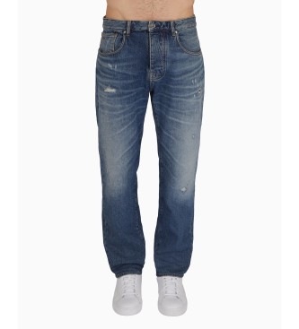 Armani Exchange Jeans affusolati blu larghi