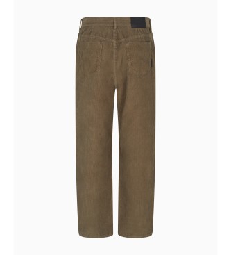 AIX Armani Exchange Calas 5 bolsos castanhas