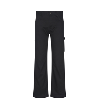 AIX Armani Exchange Hlače s 5 žepi črne barve