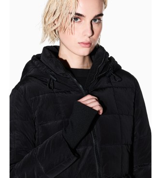 AIX Armani Exchange Schwarzer Doppelmantel