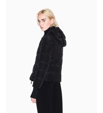 AIX Armani Exchange Schwarzer Doppelmantel