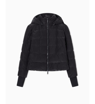 AIX Armani Exchange Schwarzer Doppelmantel