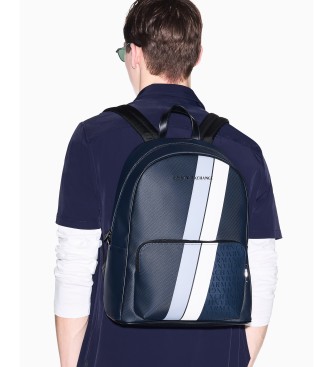 A|X Armani Exchange Technical Backpack navy