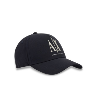 Armani Exchange Tampa de base azul-marinho