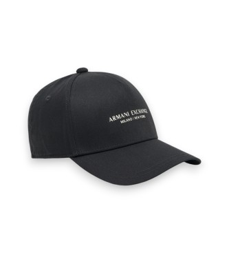A|X Armani Exchange Cap with visor with black New York logo