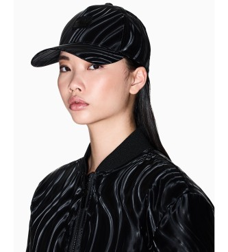 A|X Armani Exchange Casquette noire pour une tenue d�contract�e