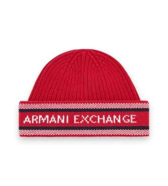 A|X Armani Exchange Beanie Haute red