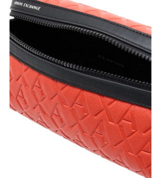 AIX Armani Exchange Saco de compras Logo vermelho