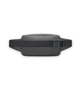 A|X Armani Exchange multilogo fanny pack grey