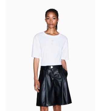 Armani Exchange Plissierte Bermudashorts schwarz
