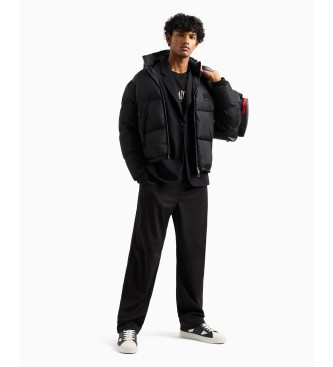 Armani Exchange Črna enojna jakna