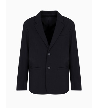Armani Exchange Črna enojna jakna