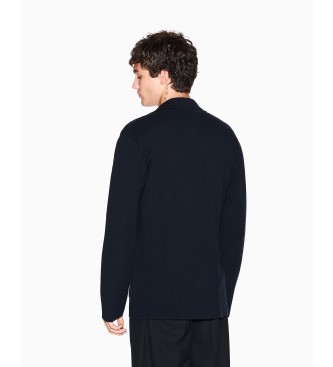 Armani Exchange Navy Form blazer