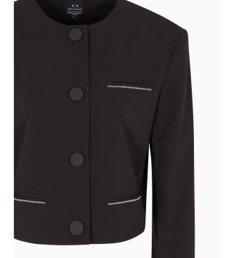 AIX Armani Exchange Jakna Semia črna