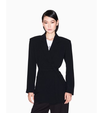 Armani Exchange Czarny blezer