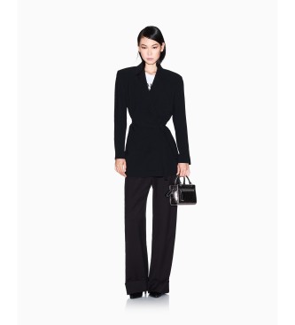 Armani Exchange Czarny blezer