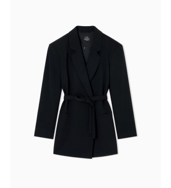 Armani Exchange Czarny blezer
