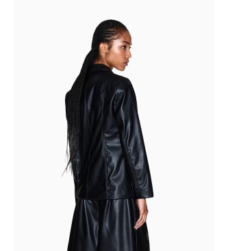 A|X Armani Exchange Americana de Abotonadura Doble negro