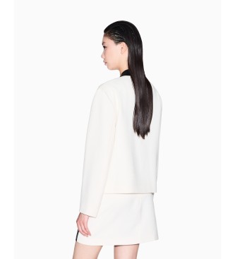 A|X Armani Exchange Ostrukturerad jacka vit