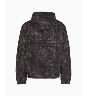 Armani Exchange Chaqueta cortavientos negro