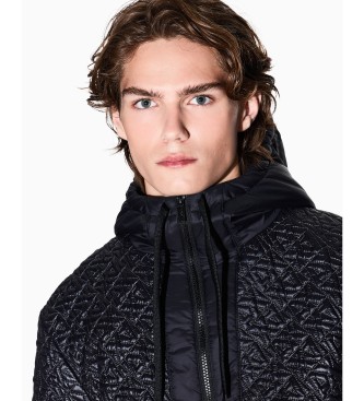 A|X Armani Exchange Casaco integral preto