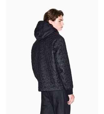 A|X Armani Exchange Casaco integral preto