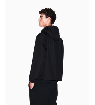 A|X Armani Exchange Casaco preto com capuz