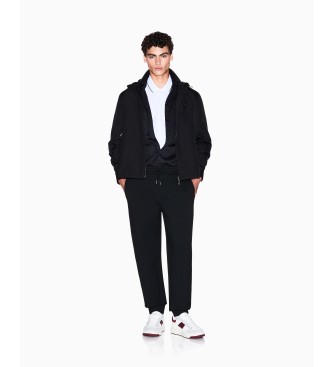 A|X Armani Exchange Casaco preto com capuz