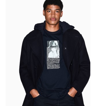 Armani Exchange Jakna Softi mornarske barve