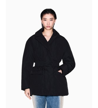 AIX Armani Exchange Sodobna jakna črna