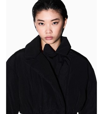 AIX Armani Exchange Sodobna jakna črna