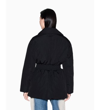 AIX Armani Exchange Sodobna jakna črna