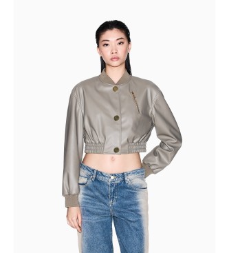 A|X Armani Exchange Bomberjacka i brunt