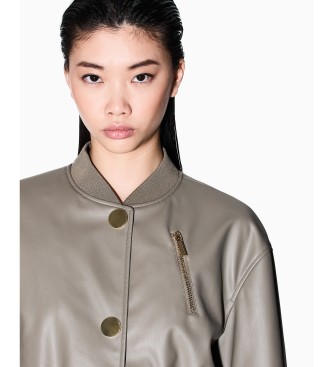 A|X Armani Exchange Bomberjacka i brunt