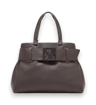 A|X Armani Exchange Saco diário castanho