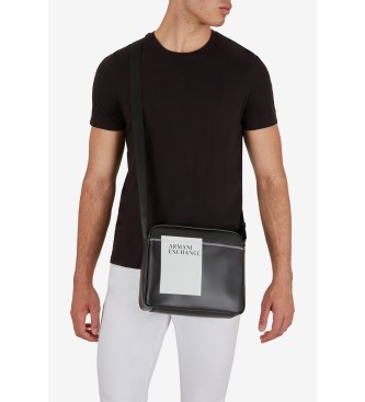 Armani Exchange Black Bicolour Shoulder Bag