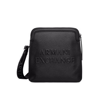 Armani Exchange Osnovna torba za na ramo črna