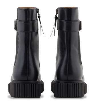 A|X Armani Exchange Buty za kostkę w stylu czarnym