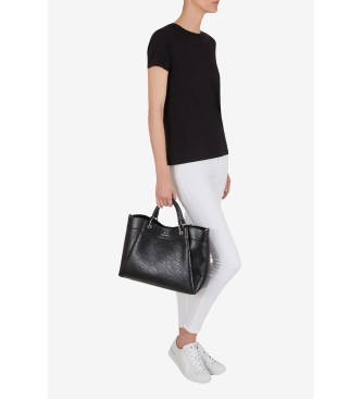 Armani Exchange Borsa della spesa nera