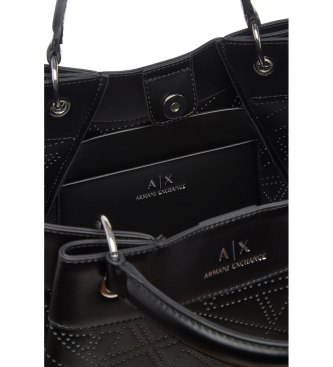 Armani Exchange Saco de compras preto