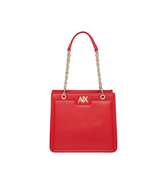 Armani Exchange Bolso Tote rojo