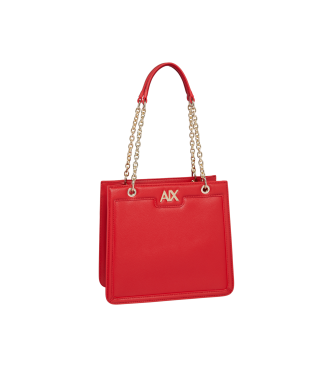 Armani Exchange Rdeča tote torba