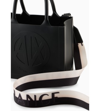 Armani Exchange Milky Bag mit geprgtem Logo schwarz
