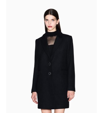 Armani Exchange Cappotto Caban nero