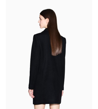 Armani Exchange Cappotto Caban nero