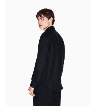 A|X Armani Exchange Fit Linen Shirt 