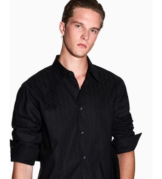 AIX Armani Exchange Camisa Ax preta